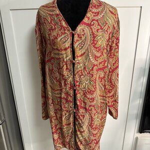 Vintage Victoria's Secret Women's Gold Label Silk Pajama Tunic S Large Wear